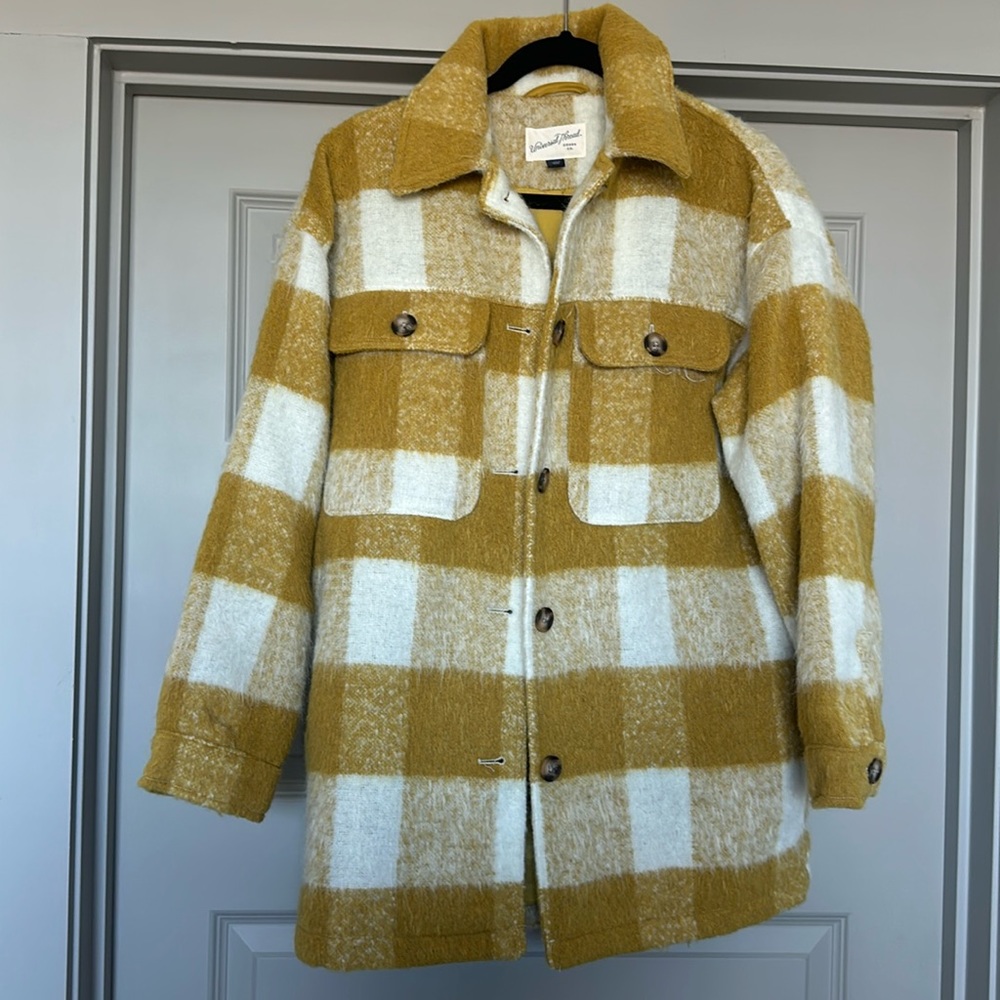 Plaid Mustard Shacket